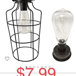Brand New Hanging Solar Lights Outdoor, Vintage Solar Powered Waterproof Metal Lantern with Edison Bulb, Solar Lantern for Patio Backyard Courtyard La