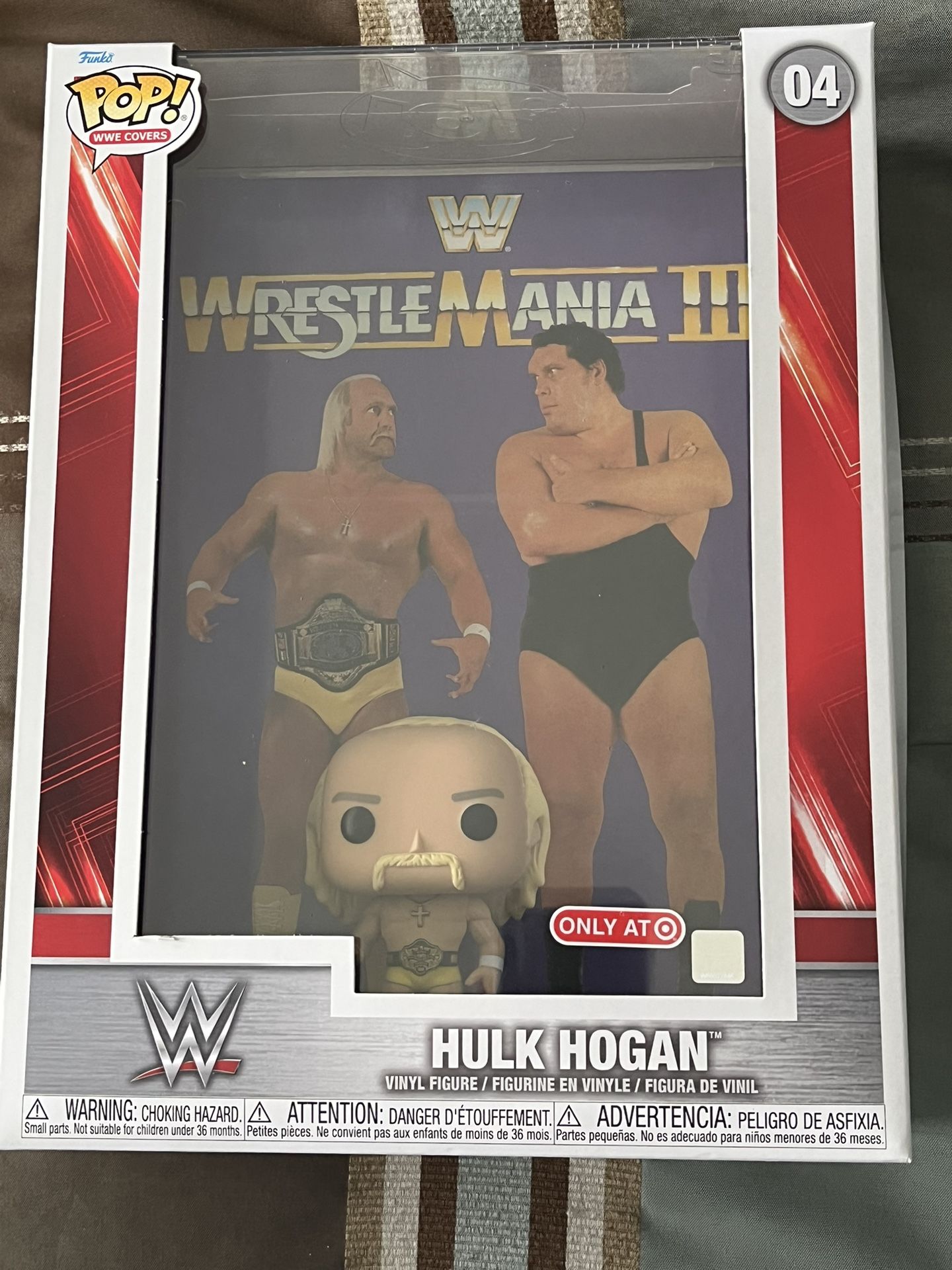 Funko POP! WWE Covers Wrestlemania 3 Hulk Hogan NEW