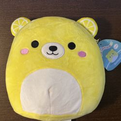 Belton the Lemon Bear Squishmallow