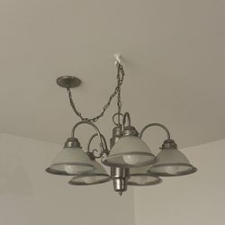 Silver Chandelier Ceiling Lights 