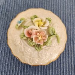 Vintage Rose 3D Trinket Box
