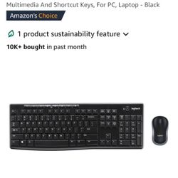 Wireless Keyboard With Mouse