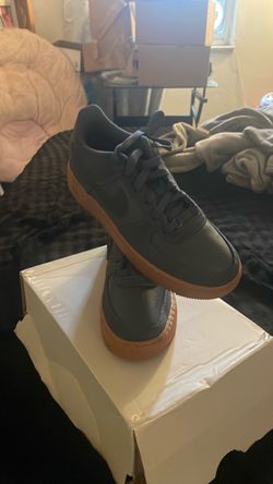 Nike Air Force 1 Low Black Gum Sole