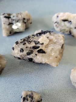 Black termaline in Quartst's crystal