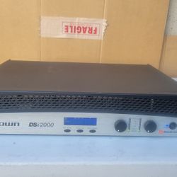 Crown Audio Model DSI 2000 2-Channel High Performance Cinema Amplifier 800W 4Ohm
