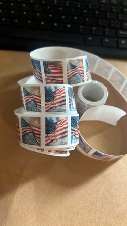 Forever Stamps Roll USA Flag 2024