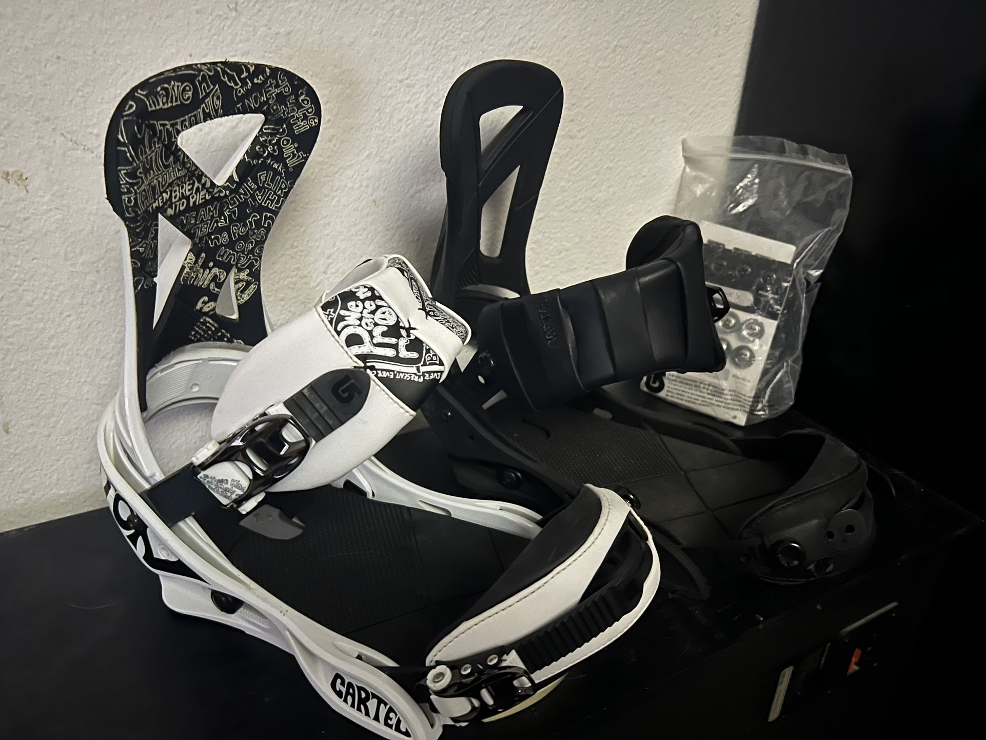 Burton Cartel Snowboard Bindings Size L Different Colorways