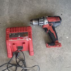 Milwaukee drill and charger no battery