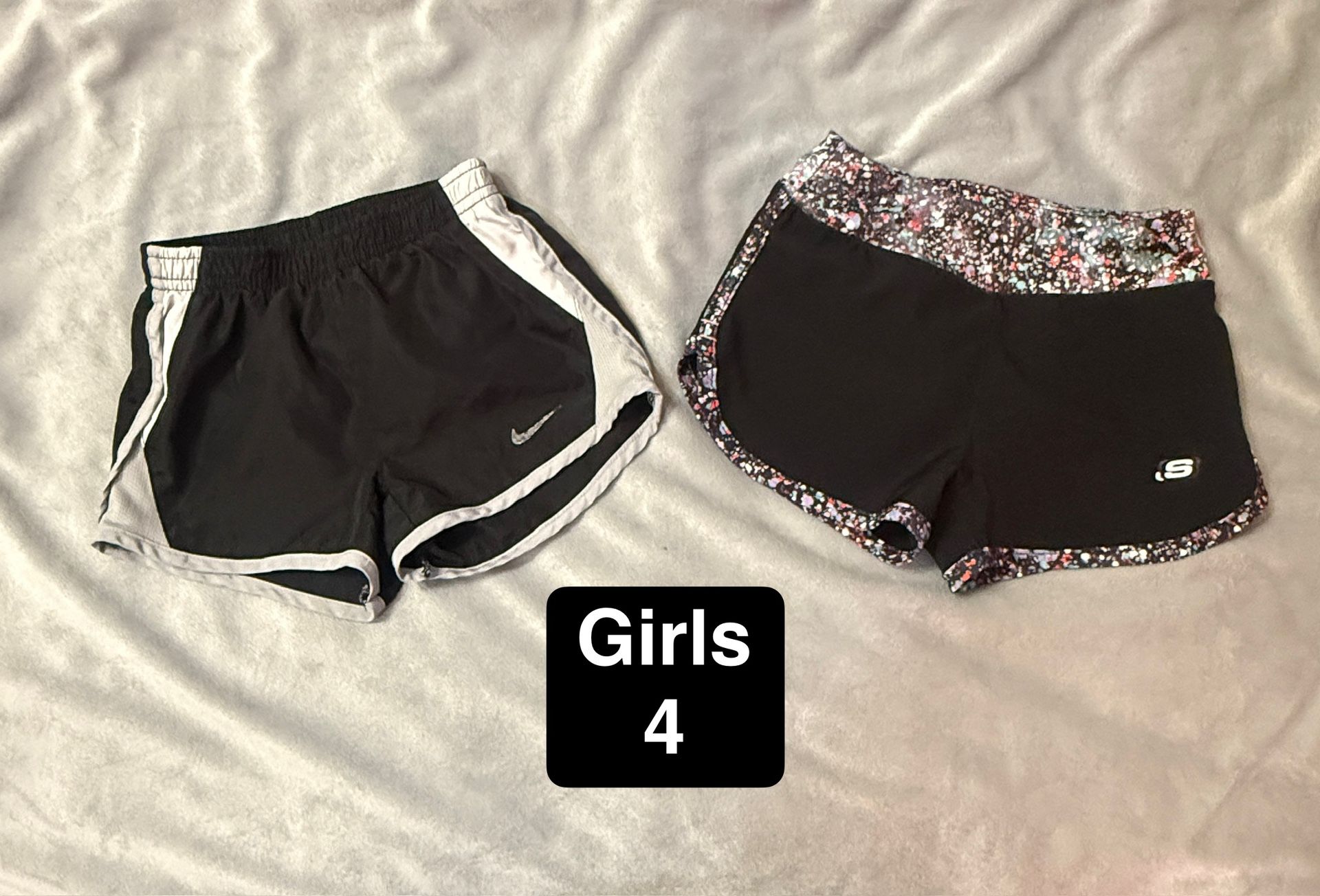 Girls 4 Nike Shorts/sketchers Active Shorts 2x$8
