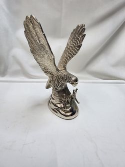 Hampshire Genuine Silverplated Eagle Sculpture