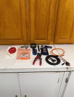 Assorted Dish Satellite Cable/Electrical Equipment & Tools