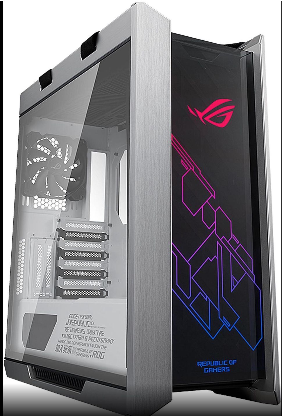 NEW IN BOX! ASUS ROG Strix Helios GX601 White Edition RGB Mid-Tower Computer Case for ATX/ EATX Motherboards