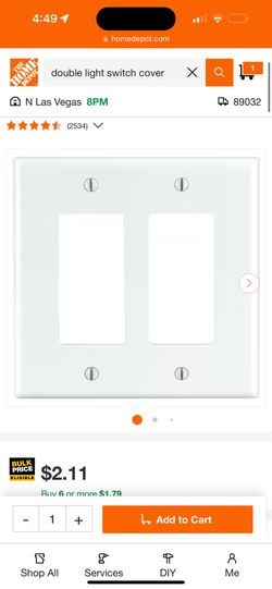 Double Switch Cover