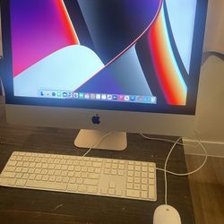 2017 Apple iMac 21.5-inch All in One 8gb RAM 256gb ssd Ventura macOS. Wired Keyboard And Mouse.