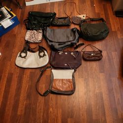 Lot Of 10 Purses
