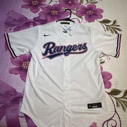 Texas Rangers Jersey Size Adult Medium