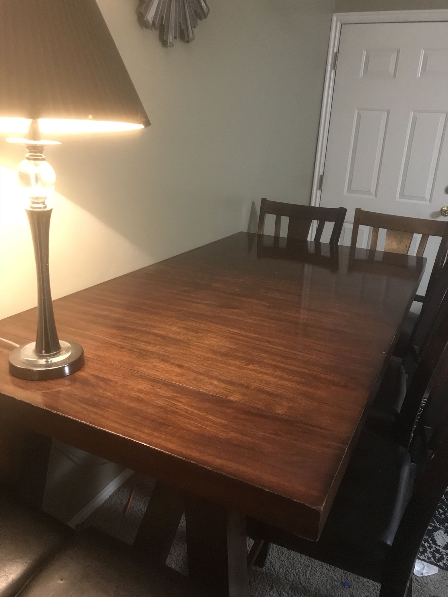 Dining table with 6 chairs