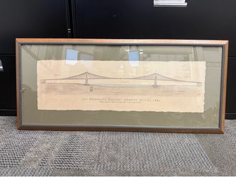 Brooklyn Bridge framed print