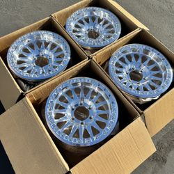 Brand New Forged KMC Impact Bead-locks 17” Off-Road Wheels for 6x5.5 (6x139.7) Trucks and SUVs 17x9