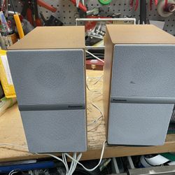 Panasonic SB-PM18 Bookshelf Surround Stereo 2 Speakers 
