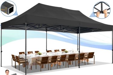 10x20 black canopy on sale wholesale bulk price to public