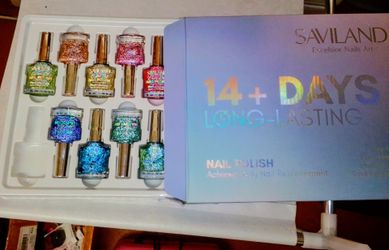 3 new gel nail polish sets in box