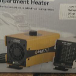 Boat Engine Compartment Heater with Thermostat 500W Boat Cabin Heater with Safe PTC Element and Watf