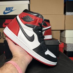 Jordan 1 Satin Black Toe 