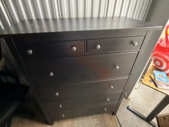 Black-brown IKEA 6-Drawer Hemnes Dresser