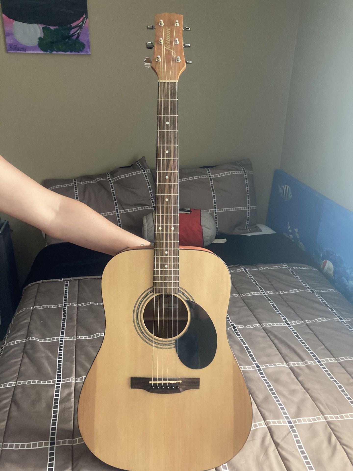 Acoustic guitar , jasmine model s35