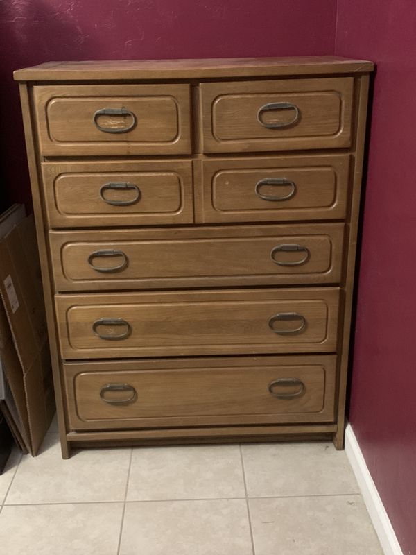 Brown wood dresser for Sale in Tucson, AZ OfferUp
