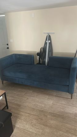 Blue Bachelor Couch - $25