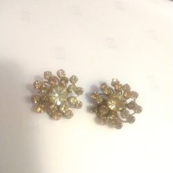 Old Vintage Clip-on Earrings