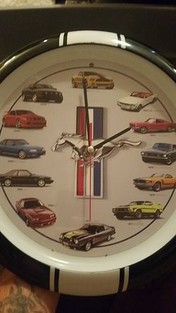 Mustang clock