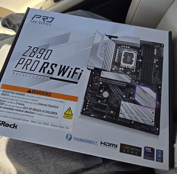 AsRock Z890 Pro RS WiFi Motherboard Unused