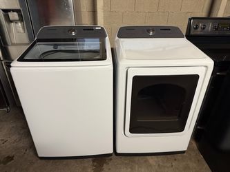 Samasung washer and electric dryer HE King size capacity 