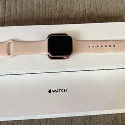 Apple Watch,  Series 5, Rose Gold, Pink Sand Sport Band