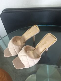 Stiletto Heel Slippers Size 10