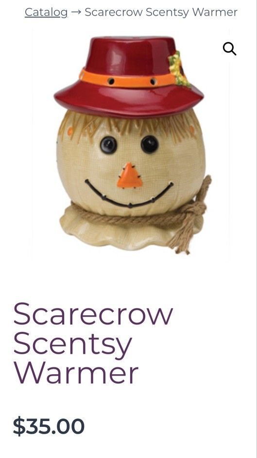 Halloween Scentsy Scarecrow Warmer