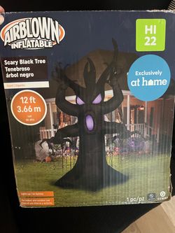 Scary black tree 12 ft