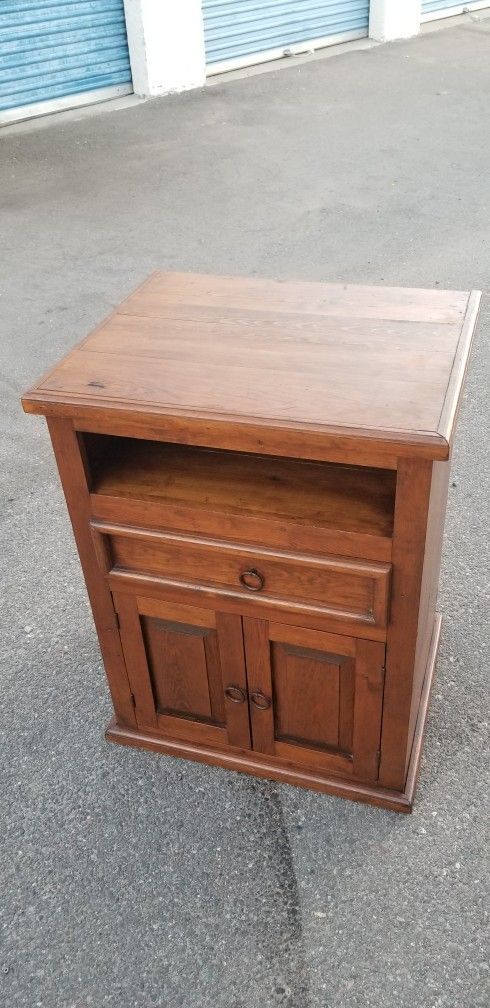 Rustic, Real Wood, Versatile TV Stand/High Nightstand/ Coffee Bar/ Cabinet/ Kitchen Island - Imported from Mexico