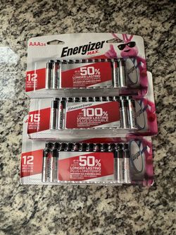 NEW Energizer AAA Batteries - 24 pack