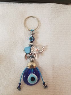 Evil eye protector keychain(or to hang in the car)