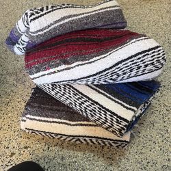 12 Yoga Blankets - Various Colors