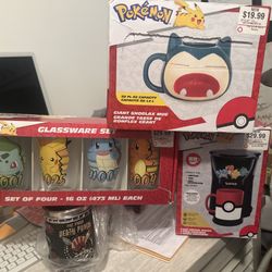Pokémon Collectibles Lot – Kitchenware, Drinkware & More (New in Box)