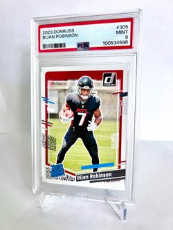 2023 Donruss Bijan Robinson #305 PSA 9 Mint Rated Rookie RC Atlanta Falcons