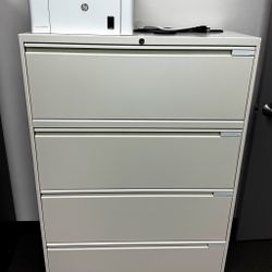 Office Filing Cabinet + Printer