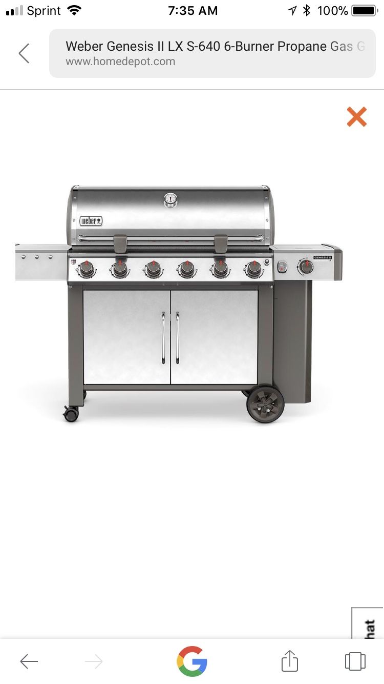 New 2019 Weber Genesis II LX S 640 Grill for Sale in Nesconset NY