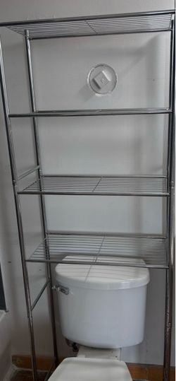 Bathroom storage rack shelf