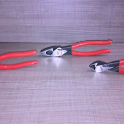 Milwaukee USA-MADE Pliers Set (3-Piece) – MT500, MT508, MT508A – High Leverage